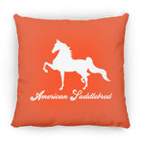 AMERICAN SADDLEBRED (DESIGN 1) WHITE 4HORSE PILLOWS THREE SIZES