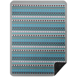 AZTEC 2 BSHL Premium Black Sherpa Blanket 60x80