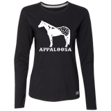 APPALOOSA STYLE 1 4HORSE WHITE 64LTTX Ladies’ Essential Dri-Power Long Sleeve Tee