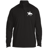 Missouri Fox Trotter WITH MALE RIDER WHITE ST850 1/2 Zip Raglan Performance Pullover