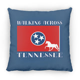 Walking Across Tennessee (Pleasure) ZP14 Small Square Pillow