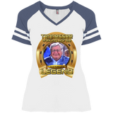 JACK HEFFINGTON (Legends Series) DM476 Ladies' Game V-Neck T-Shirt