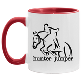 HUNTER JUMPER STYLE 1 4HORSE AM11OZ 11 oz. Accent Mug