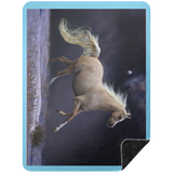 PALOMINO HORSE 1 BSHL Premium Black Sherpa Blanket 60x80