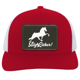 BIG LICKER PATCH HATTRUCKER HAT ( THREE SHAPES-12 COLORS AND STYLES)