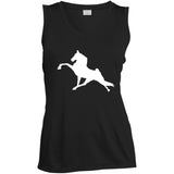 Tennessee Walking Horse Performance (WHITE) LST352 Ladies' Sleeveless V-Neck Performance Tee