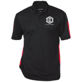 SUGAR CREEK FARM LOGO ST695 Performance Textured Three-Button Polo