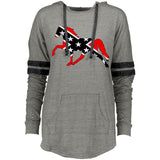 Rebel on the Rail Tennessee Walking Horse Pleasure 229390 Ladies Hooded Low Key Pullover