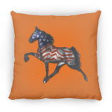 Tennessee Walking Horse Performance All American ZP14 Small Square Pillow