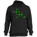 Tennessee Walking Horse Performance Green Plaid Mens/Womens Pullover Hoodie
