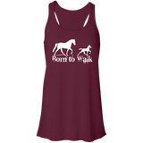 BORN TO WALK B8800 Flowy Racerback Tank