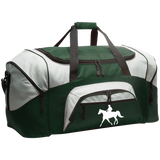 Missouri Fox Trotter WITH MALE RIDER WHITE BG99 Colorblock Sport Duffel