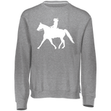 Missouri Fox Trotter LADY FINAL ART WHITE 698HBM Dri-Power Fleece Crewneck Sweatshirt
