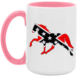 Rebel on the Rail Tennessee Walking Horse Pleasure AM15OZ 15oz. Accent Mug