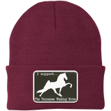 I SUPPORT THE TWH -RECTANGLE CP90 Knit Cap - Patch