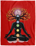 CHAKRAS PLUSH BLANKET (12 STYLES AND SIZES)