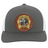 BLAISE BROCCARD (Legends Series) Round Leather Patch 104C Trucker Snap Back - Patch