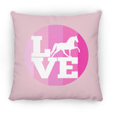 LOVE TWH PLEASURE SHADES OF PINK ZP14 Small Square Pillow