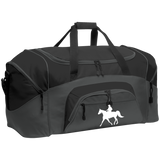 Missouri Fox Trotter WITH MALE RIDER WHITE BG99 Colorblock Sport Duffel