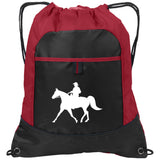 Missouri Fox Trotter WITH MALE RIDER WHITE BG611 Pocket Cinch Pack