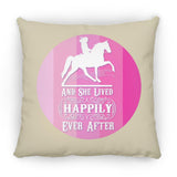 SHE LIVED HAPPILY TWH PLEASURE SHADES OF PINK ZP16 Medium Square Pillow