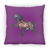 Tennessee Walking Horse Performance All American ZP18 Large Square Pillow