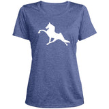 Tennessee Walking Horse Performance (WHITE) LST360 Ladies' Heather Scoop Neck Performance Tee
