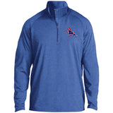 Rebel on the Rail Tennessee Walking Horse Performance ST850 1/2 Zip Raglan Performance Pullover