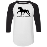 Tennessee Walker (black) 4HORSE 4420 Colorblock Raglan Jersey