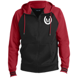 MANES RANCH (white) ST236 Men's Sport-Wick® Full-Zip Hooded Jacket