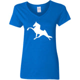 Tennessee Walking Horse Performance (WHITE) G500VL Ladies' 5.3 oz. V-Neck T-Shirt