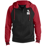 RACK ON RACKING (WHITE ART) ST236 Men's Sport-Wick® Full-Zip Hooded Jacket