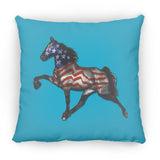 Tennessee Walking Horse Performance All American ZP16 Medium Square Pillow