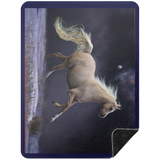 PALOMINO HORSE 1 BSHL Premium Black Sherpa Blanket 60x80