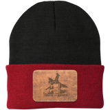 TURNIN AND BURNIN ON LEATHER CP90 Knit Cap - Patch
