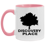 DISCOVERY PLACE LOGO 2023 DESIGN 2 ALL BLACK AM11OZ 11 oz. Accent Mug