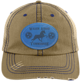 WALKIN ACROSS TENNESSEE TWH 6990 Distressed Unstructured Trucker Cap - Patch