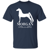 MORGAN STYLE 1 (WHITE) 4HORSE G500 5.3 oz. T-Shirt