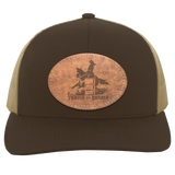 TURNIN AND BURNIN ON LEATHER 104C Trucker Snap Back - Patch