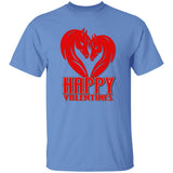 Horse Heart Happy Valentines G500 5.3 oz. T-Shirt