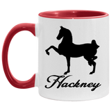 HACKNEY DESIGN 1 (black) 4HORSE AM11OZ 11 oz. Accent Mug