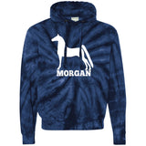 Morgan CD877 Unisex Tie-Dyed Pullover Hoodie