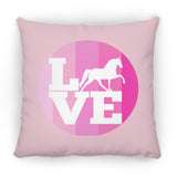LOVE TWH PLEASURE SHADES OF PINK ZP18 Large Square Pillow