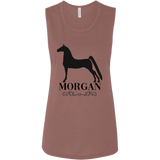 MORGAN STYLE 1 4HORSE B8803 Ladies' Flowy Muscle Tank