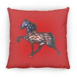 Tennessee Walking Horse Performance All American ZP14 Small Square Pillow