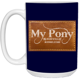 MY PONY NASHVILLE BRAND 21504 15oz White Mug
