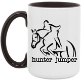HUNTER JUMPER STYLE 1 4HORSE AM15OZ 15oz. Accent Mug