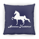 AMERICAN SADDLEBRED (DESIGN 1) WHITE 4HORSE PILLOWS THREE SIZES