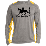 MISSOURI FOX TROTTER TUMBLER ART ST361LS Long Sleeve Heather Colorblock Performance Tee