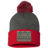 AZTEC 1 SP15 Pom Pom Knit Cap - Patch